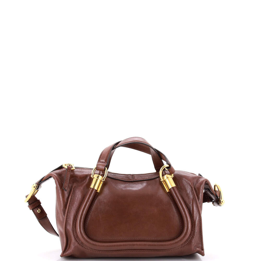 Chloe Small Paraty 24 Handbag Leather